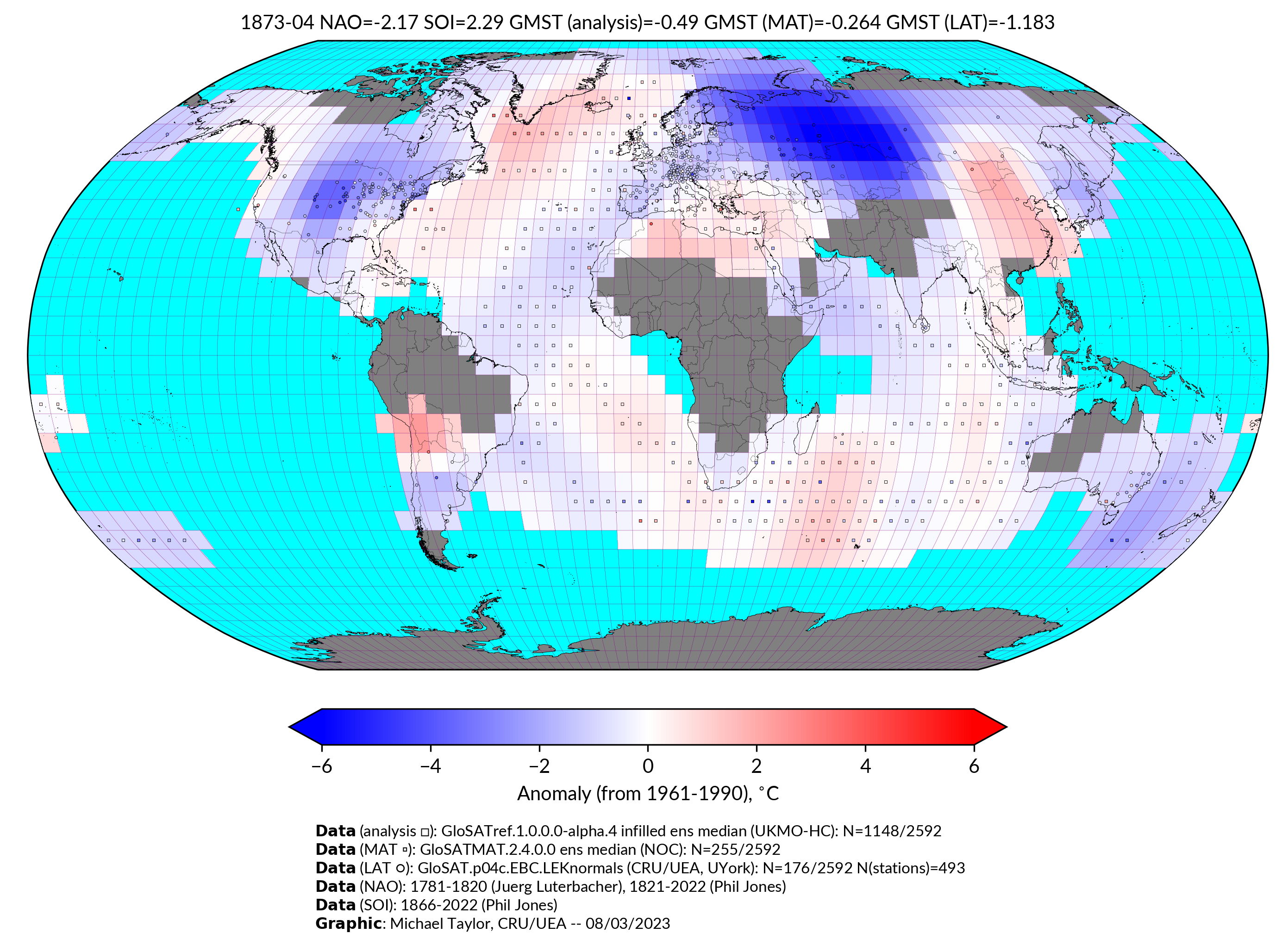 GloSAT temperature anomalies for Apr 1873