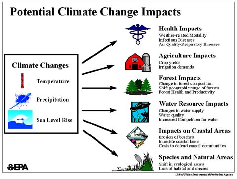 Graphic of the climate system