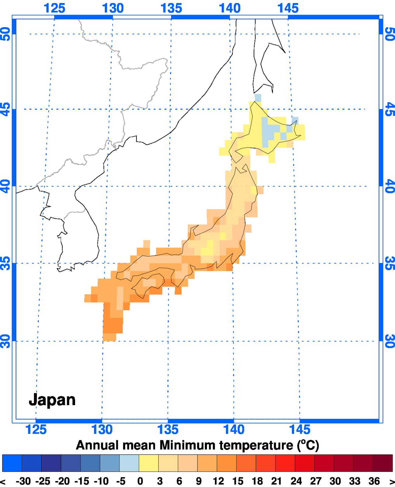 ClimGen Japan climate observations